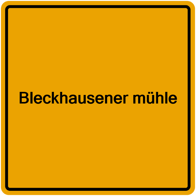 Einwohnermeldeamt24 Bleckhausener mühle